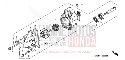 POMPE A EAU XR650R5 de 2005